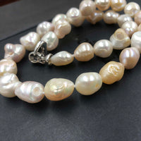 [ELEISPL]12-13mm Natural Baroque Pearl Necklace 17" Multicolours #22010021