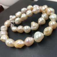 [ELEISPL]12-13mm Natural Baroque Pearl Necklace 17" Multicolours #22010021