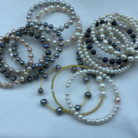 wholesale 25 PCS Mixed Style Genuine Pearl Bracelets Free shipping For Party Gifts