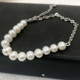 [ELEISPL] Wholesale 8 Pieces 6-7MM Freshwater Pearl Bracelets #22010110