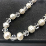 {ELEISPL] 15 Strands 6-7mm Mixed Real Pearl Bracelets Stretch Bangle #220100128