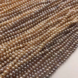 [ELEISPLWholesale 20 Strands 5mm Mix Freshwater Pearl Loose Beads Strings Near Round Potato #22010285