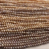 [ELEISPLWholesale 20 Strands 5mm Mix Freshwater Pearl Loose Beads Strings Near Round Potato #22010285