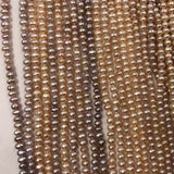 [ELEISPLWholesale 20 Strands 5mm Mix Freshwater Pearl Loose Beads Strings Near Round Potato #22010285