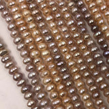 [ELEISPLWholesale 20 Strands 5mm Mix Freshwater Pearl Loose Beads Strings Near Round Potato #22010285