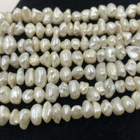 ELEISPL Wholesale 5 Strands 6-8mm Baroque Freshwater Keshi Pearl Loose Strings #22010287-3