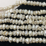 ELEISPL Wholesale 5 Strands 6-8mm Baroque Freshwater Keshi Pearl Loose Strings #22010287-3