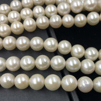 [ELEISPL 3 Qty Loose 9-11mm Near Round Genuine Kasumi Thick FW Pearls Strings #22010290