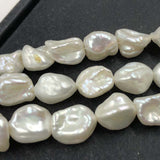 ELEISPL Wholesale 7 Strands 8-9mm Natural KeShi Pearl Loose Strings Reborn FW Pearls #22010293