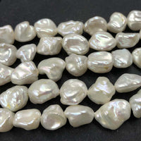 ELEISPL Wholesale 7 Strands 8-9mm Natural KeShi Pearl Loose Strings Reborn FW Pearls #22010293