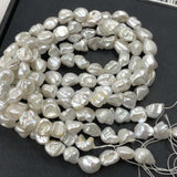 ELEISPL Wholesale 7 Strands 8-9mm Natural KeShi Pearl Loose Strings Reborn FW Pearls #22010293