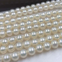 ELEISPL AAA 2 Strand 5.5-6mm Round Freshwater Pearl Loose String 40cm  #22010297