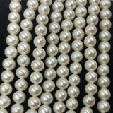 ELEISPL AAA 2 Strand 5.5-6mm Round Freshwater Pearl Loose String 40cm  #22010297