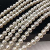 ELEISPL AAA 2 Strand 5.5-6mm Round Freshwater Pearl Loose String 40cm  #22010297