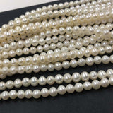 ELEISPL For 5 Strings 5-5.5mm Near Round Fine Pearl Strand 40cm White #22010303