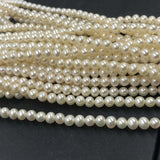 ELEISPL For 5 Strings 5-5.5mm Near Round Fine Pearl Strand 40cm White #22010303