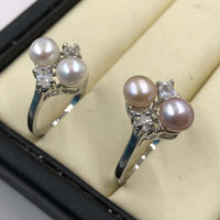 ELEISPL Wholesale 48 PCS Fresuwaterh Pearl Rings Mix