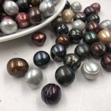 ELEISPL JEWELRY For Lots 280 PCS FW Loose Pearls Full Hole 10-12MM Mixed #22010337