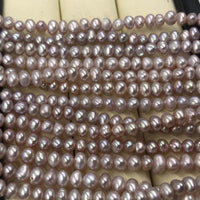 ELEISPL NEWLY Small 4.5-5mm 12Strands Purple FW  Pearls Strings #22010338