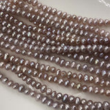 ELEISPL NEWLY Small 4.5-5mm 12Strands Purple FW  Pearls Strings #22010338