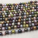 [ELEISPL Wholesale 18 Strands Multicolours FW Pearls Strings 6-7mm Near Potato  #22010339