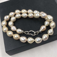 ELEISPL JEWELRY Newly 9-11MM Round Drop Freshwater Pearl Necklace #22010343