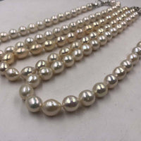 ELEISPL JEWELRY Newly 9-11MM Round Drop Freshwater Pearl Necklace #22010343