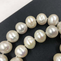 [ELEISPL JEWELRY 12-15MM Freshwater White Pearl Necklace 45cm #22010358