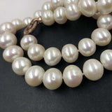 [ELEISPL JEWELRY 12-15MM Freshwater White Pearl Necklace 45cm #22010358