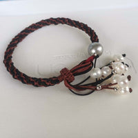 Amazing Handcraft Jewelry For Girl Cord Bangle FW Pearl Bracelet