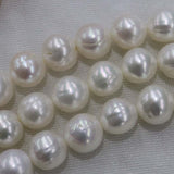 Wholesale 5 strands 12mm white freshwater pearl loose beads strings