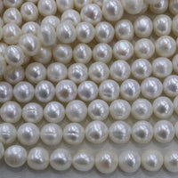 Wholesale 5 strands 12mm white freshwater pearl loose beads strings