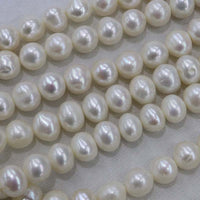 Wholesale 5 strands 12mm white freshwater pearl loose beads strings