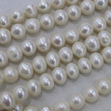 Wholesale 5 strands 12mm white freshwater pearl loose beads strings