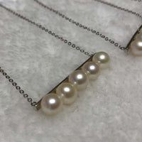 ELEISPL JEWELRY Wholesale 3 Pieces Round FW Pearls Pendants Sterling Silver #2300030-3