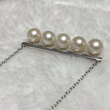 ELEISPL JEWELRY Wholesale 3 Pieces Round FW Pearls Pendants Sterling Silver #2300030-3