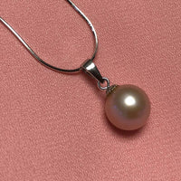 ELEISPL JEWELRY 9mm Light Purple Round FW Pearl Pendant #2300030-3