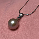 ELEISPL JEWELRY 9mm Light Purple Round FW Pearl Pendant #2300030-3