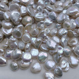 Lots Keshi Amazing Mixed Bright Colours Or White Natural Baroque Pearls Loose Beads Undrilled 1KG 11-16mm