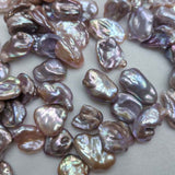 Lots Keshi Amazing Mixed Bright Colours Or White Natural Baroque Pearls Loose Beads Undrilled 1KG 11-16mm