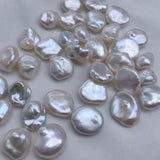 Lots Keshi Amazing Mixed Bright Colours Or White Natural Baroque Pearls Loose Beads Undrilled 1KG 11-16mm