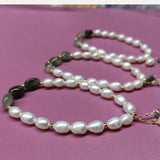 wholesale 1000 pcs rice freshwater pearl stone beads stretch bracelets