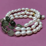 wholesale 1000 pcs rice freshwater pearl stone beads stretch bracelets