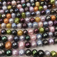 ELEISPL JEWELRY Newly 10 Strings Multi-colours 7-8MM FW Pearl #22010363