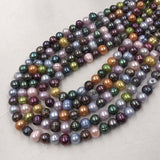 ELEISPL JEWELRY Newly 10 Strings Multi-colours 7-8MM FW Pearl #22010363