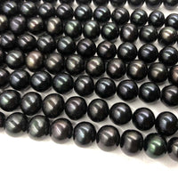 {ELEISPL] Lots  Black Cultured Freshwater Pearl Strings 4-5mm 9-10mm and 10-11mm #22010367