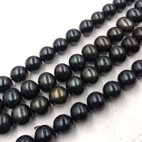 {ELEISPL] Lots  Black Cultured Freshwater Pearl Strings 4-5mm 9-10mm and 10-11mm #22010367