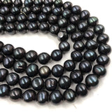 {ELEISPL] Lots  Black Cultured Freshwater Pearl Strings 4-5mm 9-10mm and 10-11mm #22010367