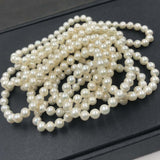 [ELEISPL] Long Style Small 6mm Natural Freshwater Pearl Necklace Natural Purple or White #22010035-36