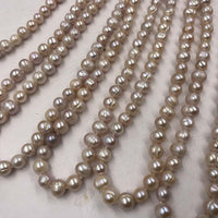 {ELEISPL] Wholesale 5 Strands 9mm Natural Mixed Freshwater Pearl Necklace  #220100382